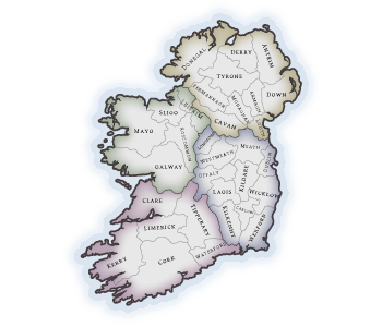 Map of Ireland